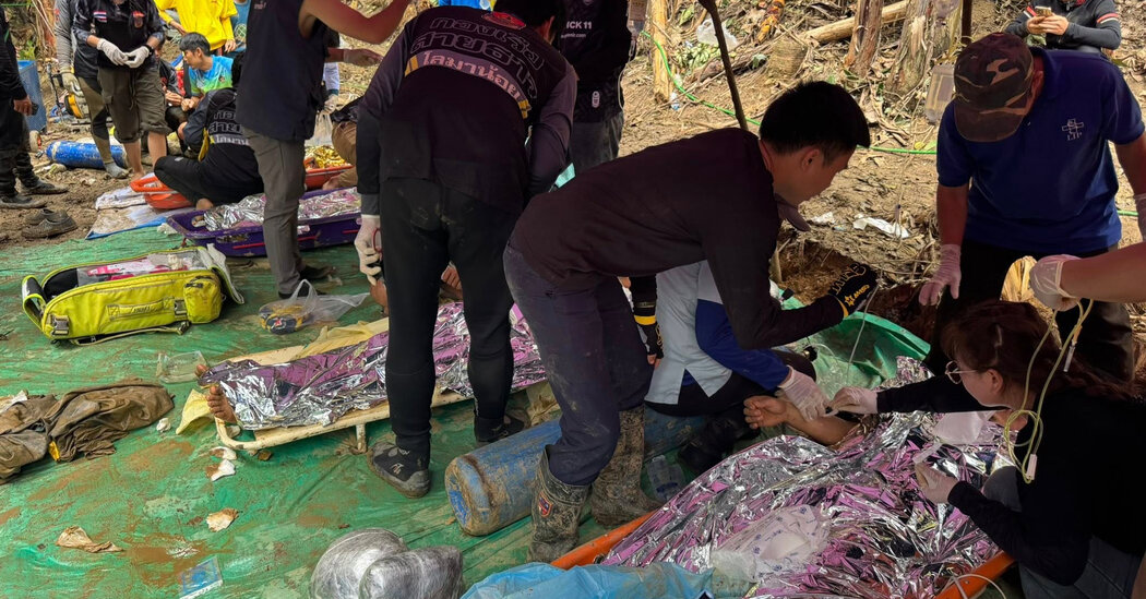 5 Are Freed in Laos Cave Rescue After More Than a Week