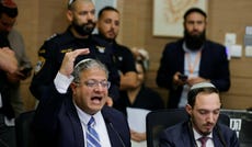 National Security Minister Itamar Ben-Gvir and his right-hand man and Chief of Staff Hanamel Dorfman in October.
