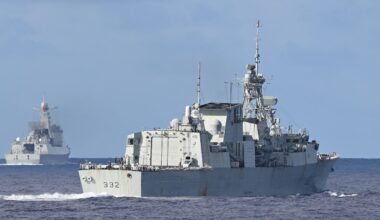 Canadian warship transits Taiwan Strait despite China’s warning