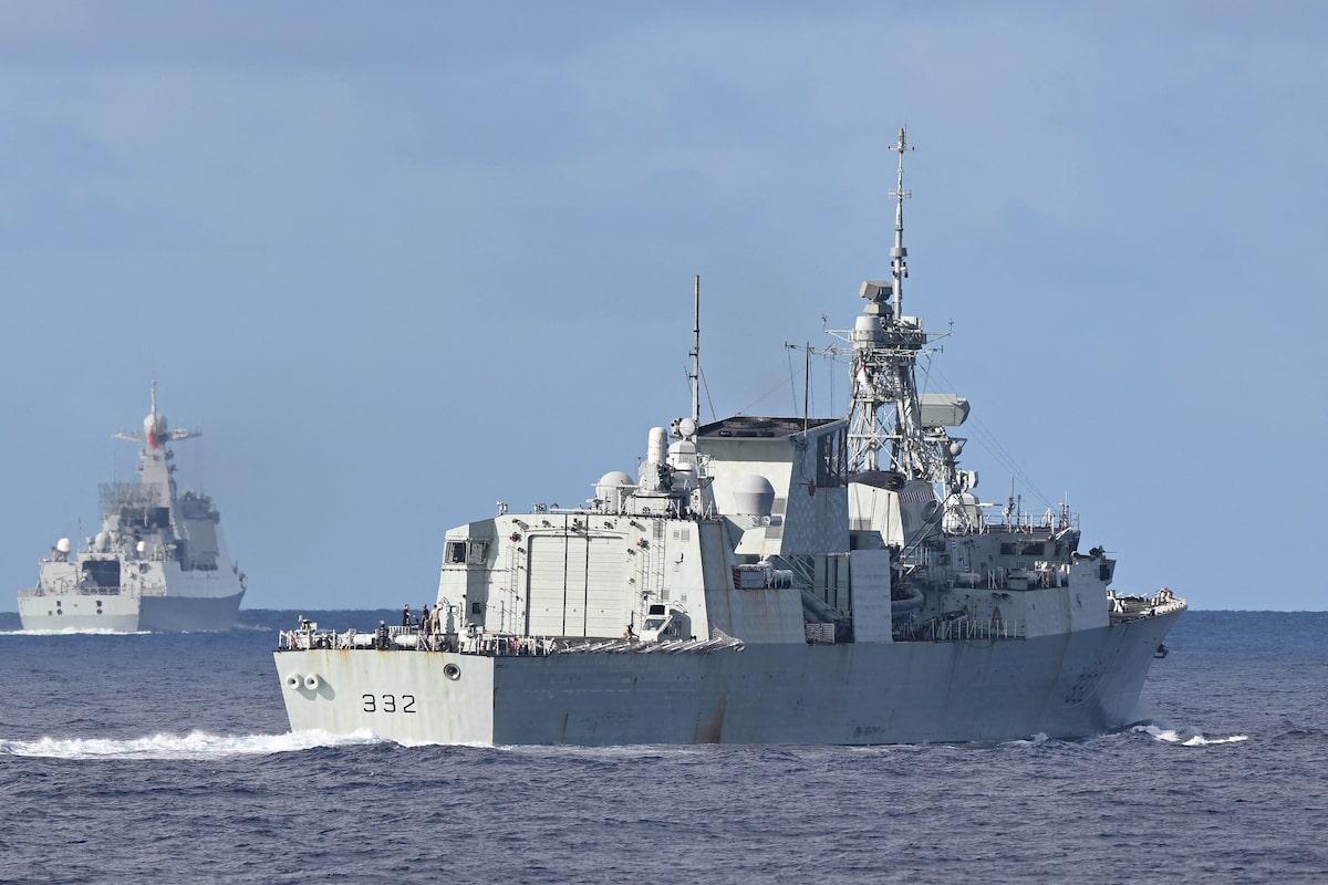 Canadian warship transits Taiwan Strait despite China’s warning