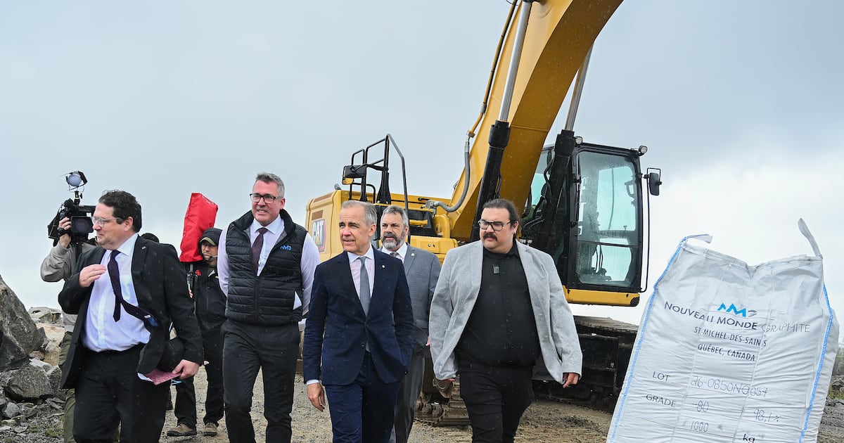 Carney says new Quebec graphite mine, billed as largest in G7, ‘will make us stronger’ - CTV News