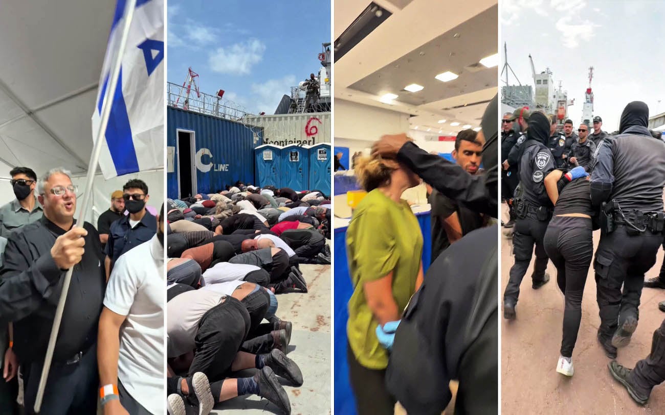 Ben Gvir posts video of himself taunting bound and detained Gaza flotilla activists, sparks global outcry