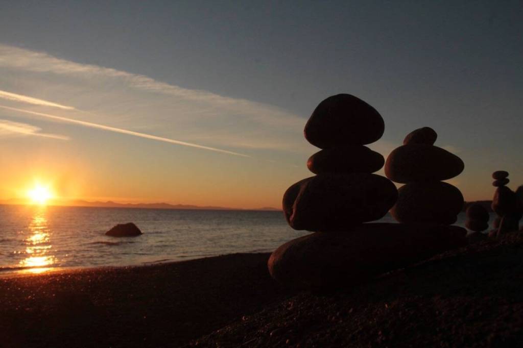Sunset at Sandcut Beach outside Sooke. (Christine van Reeuwyk/Victoria News)