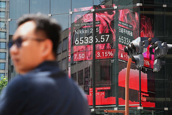Asian shares and oil prices are mixed after the US launches strikes in southern Iran