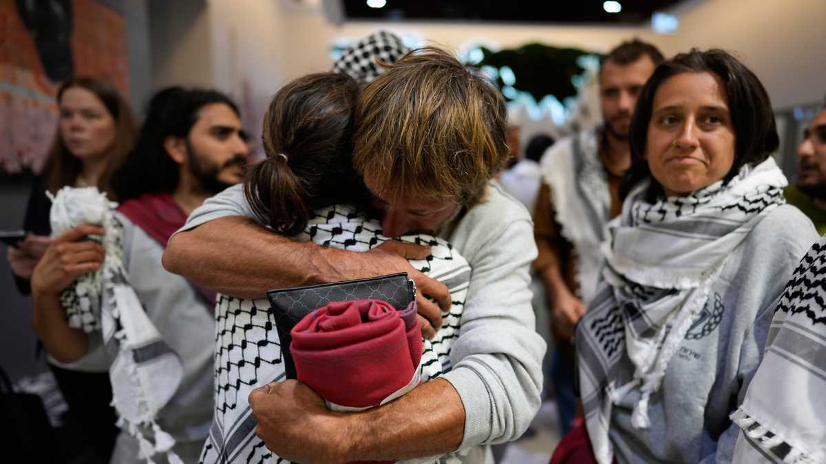 Flotilla activists talk attack dogs, beatings by Israeli forces