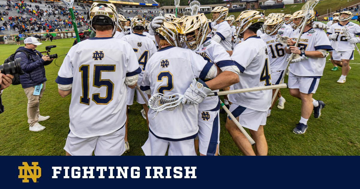 NCAA Men's Lacrosse Tournament: No. 2 Seed Notre Dame Faces No. 1 Princeton