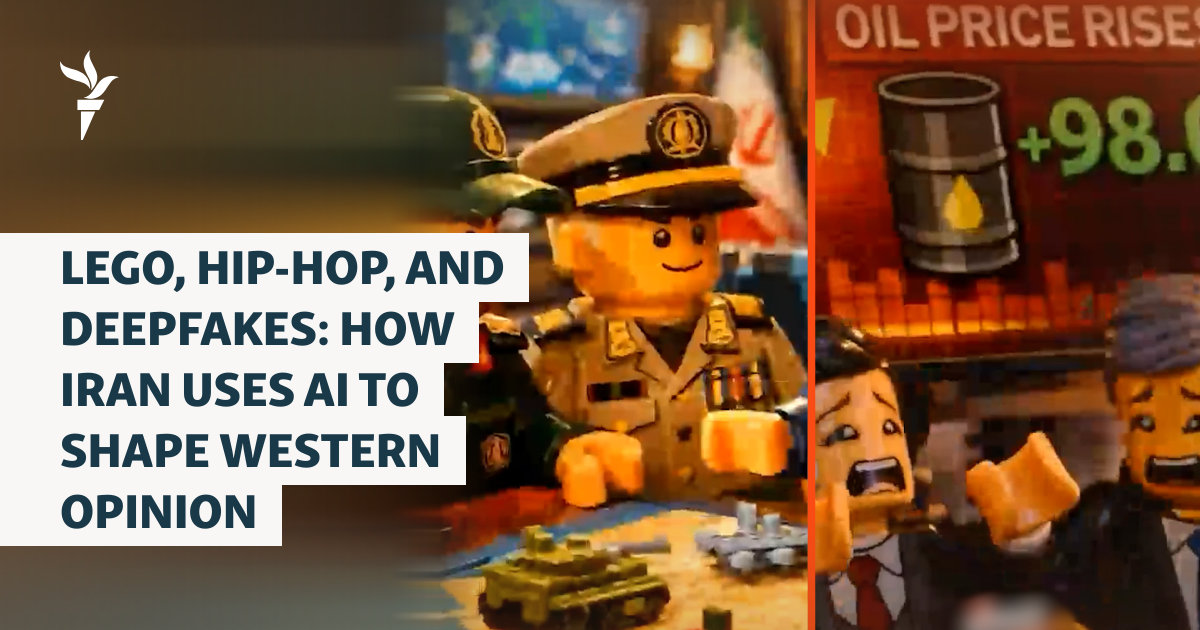 Lego, Hip-Hop, And Deepfakes: How Iran Uses AI To Shape Western Opinion