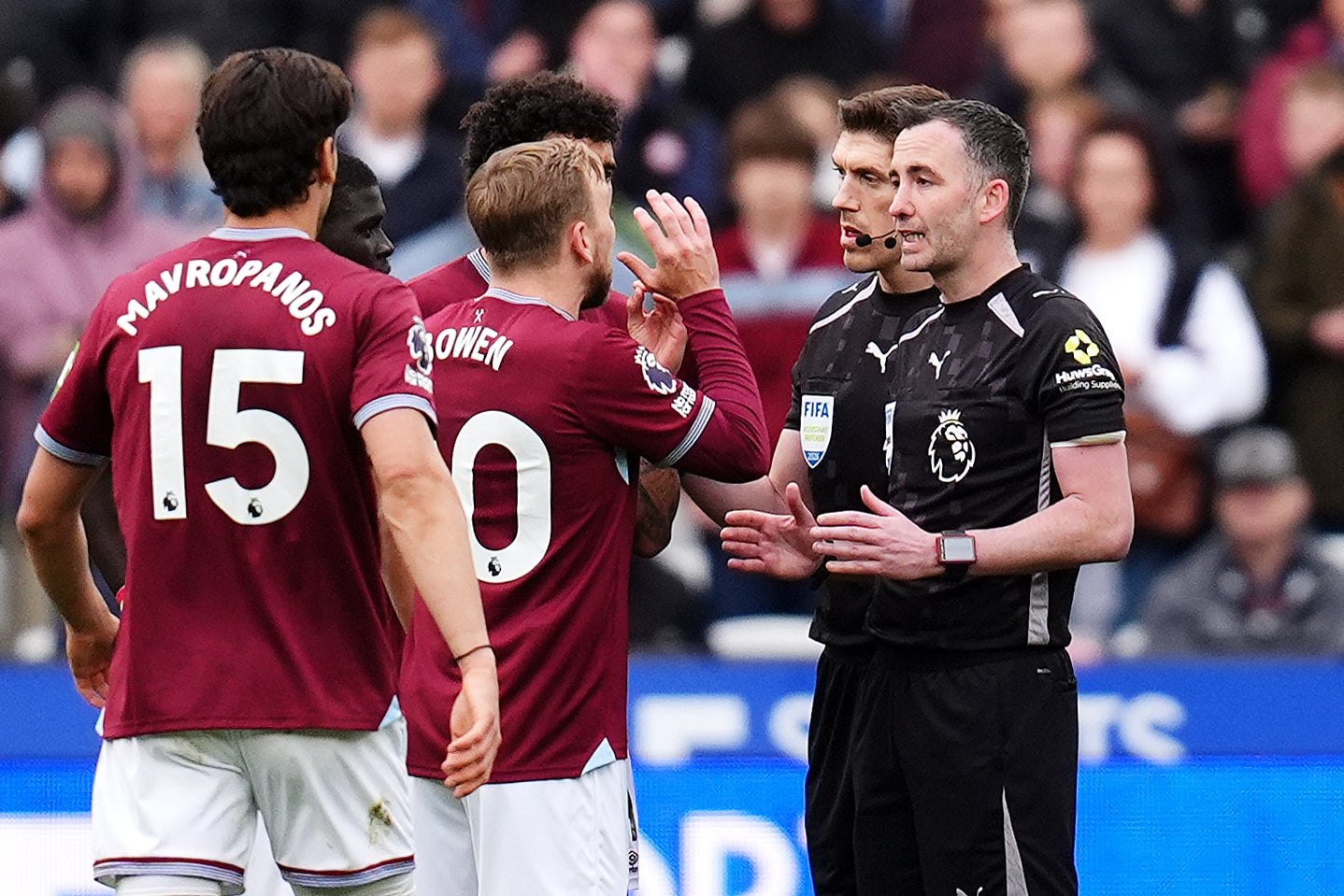 West Ham were dealt a late blow against Arsenal as an equaliser was ruled out