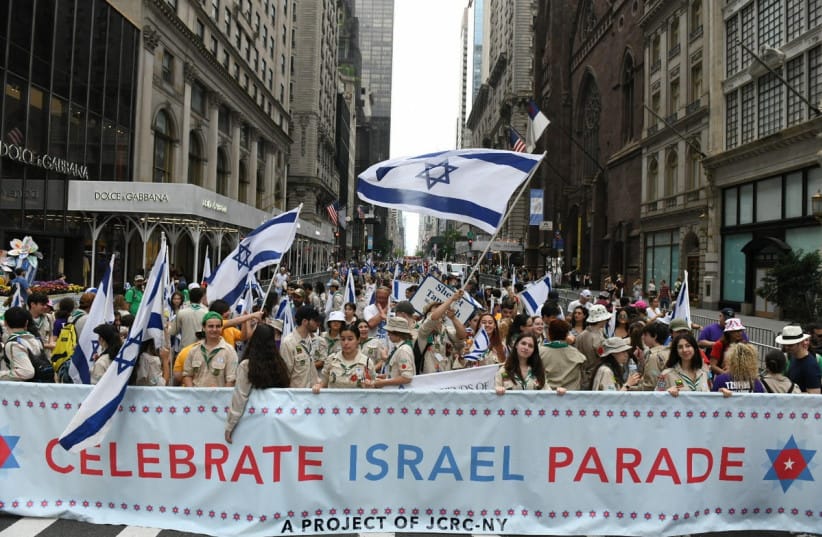 Celebrate Israel parade 2022 in Manhattan ,New York, May 22, 2022.