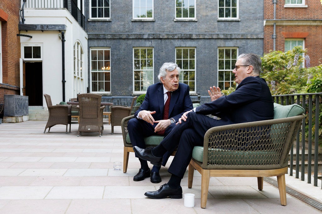Labour leaders and past and present meet in Downing Street