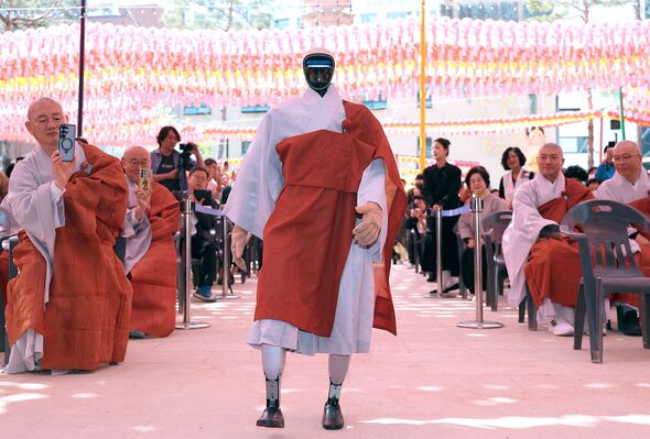 SKOREA-RELIGION-TECHNOLOGY-BUDDHISM SKOREA-RELIGION-TECHNOLOGY-BUDDHISM