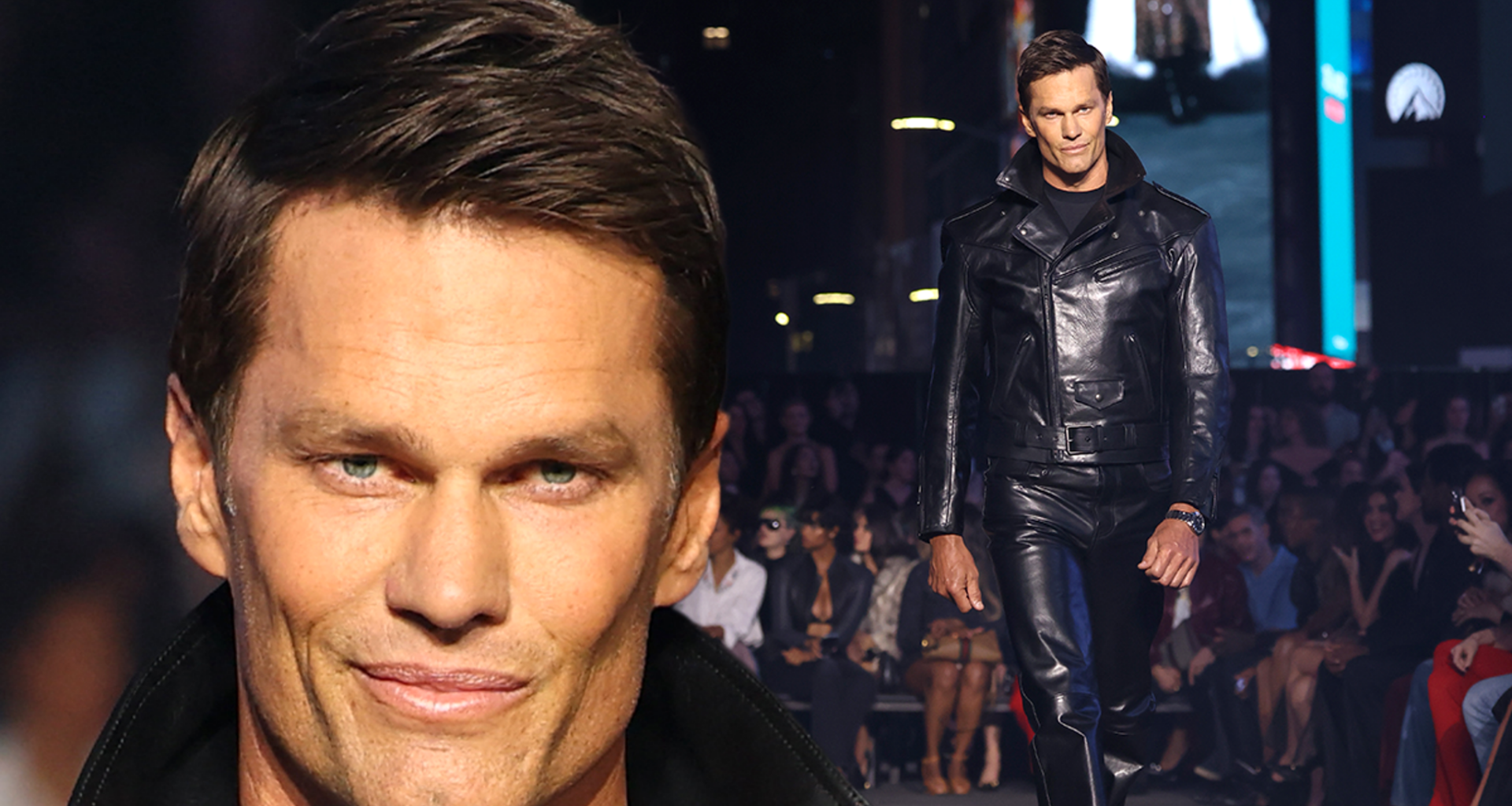 Tom Brady Makes Fashion Show Debut at Gucci Fashion Show in N.Y.C.
