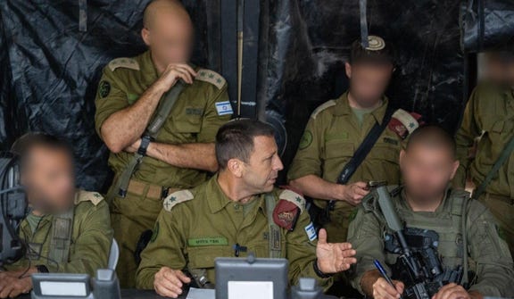 מפקד פיקוד המרכז בזירת הפיגוע במרחב בנימין