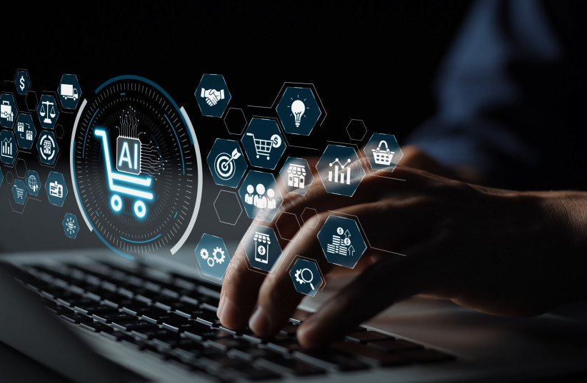E-Commerce; AI online shopping (illustrative)