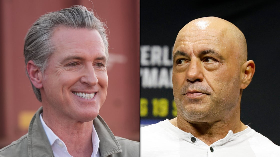 'CHICKEN': Gavin Newsom Fires Back After Joe Rogan Called Him A 'F**king Con Man'