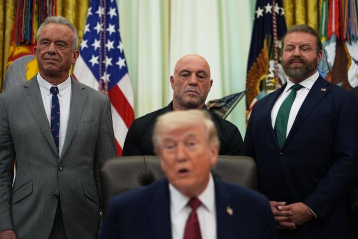 Joe Rogan recently joined Donald Trump in the Oval Office as he signed an executive order.