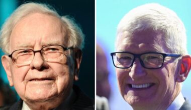 Warren Buffett Shouts Out Tim Cook in Surprise Speech at Berkshire Bash
