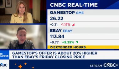 GameStop CEO's Very Awkward Interview After $55.5 Billion eBay Offer