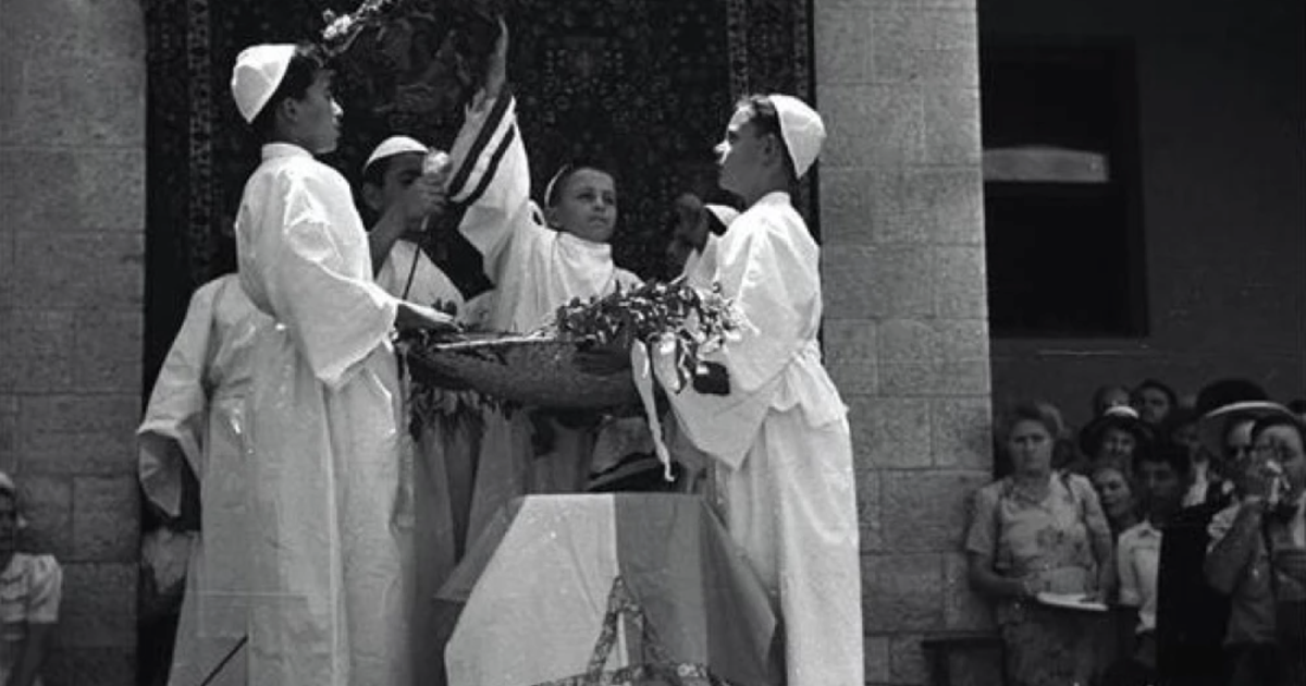 A nostalgic glimpse into Shavuot celebrations in pre-state Israel | JNS
