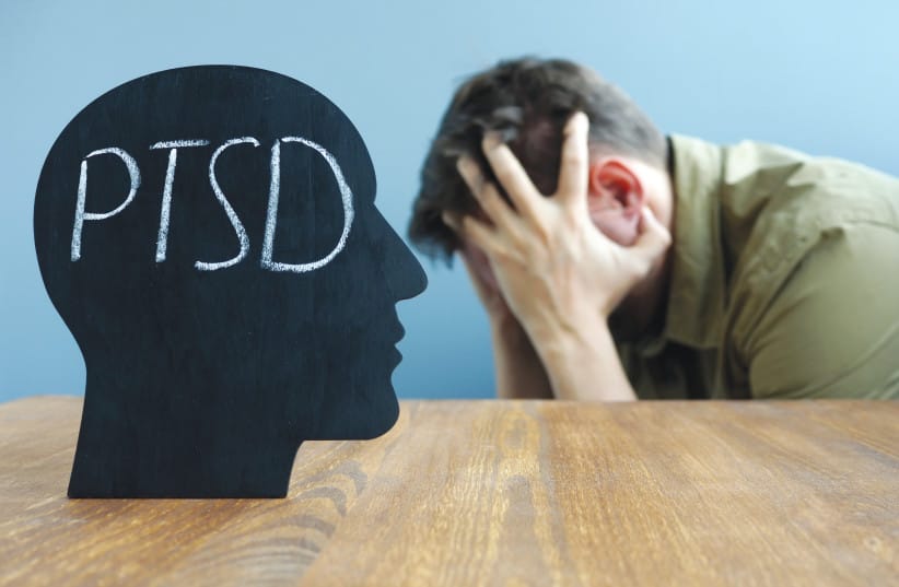 PTSD illustration.