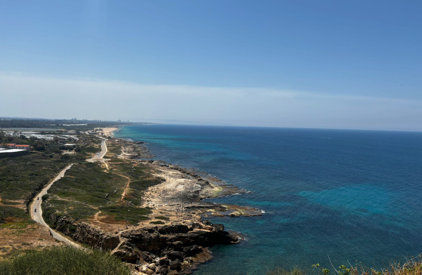 Israel's northern coast near Rosh Hanikra.