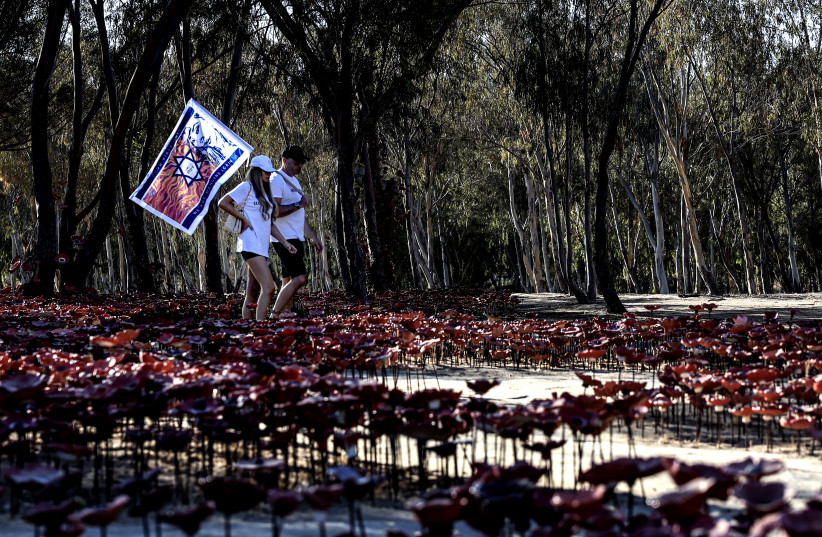 A memorial ceremony at the Nova festival marking two years since the October 7 massacre when Hamas terrorists infiltrated southern Israel, murdering more than 1200 people. October 07, 2025.