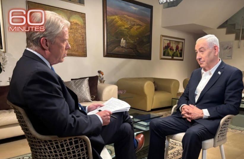 PRIME MINISTER Benjamin Netanyahu on 60 Minutes.