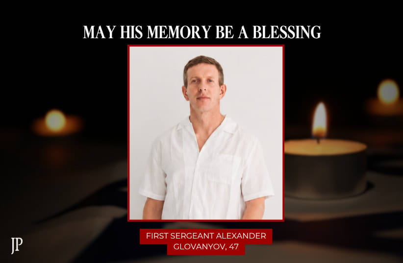 Fallen soldier First Sergeant Alexander Glovanyov.