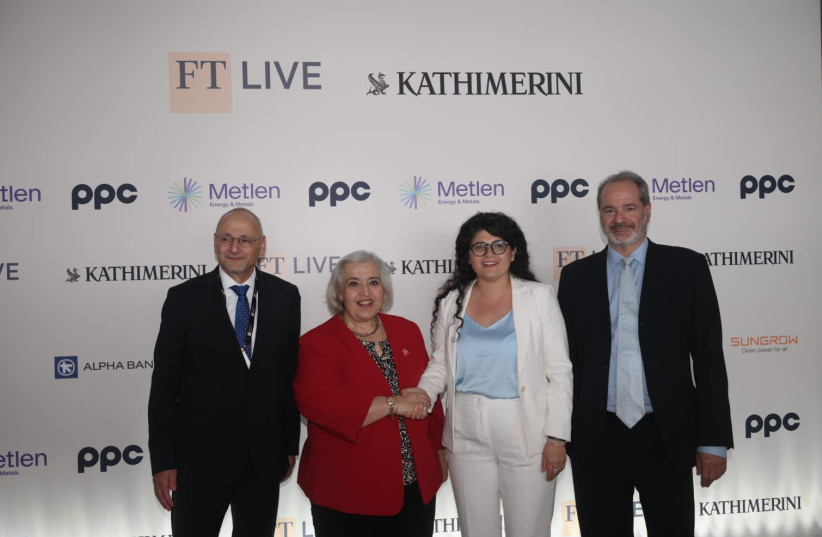 Deputy Minister of Foreign Affairs Sharren Haskel on a three-day diplomatic and economic mission to Athens.