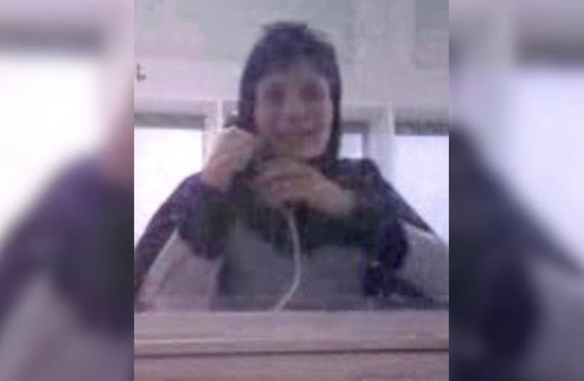 Photo of Marziyeh Amirizadeh taken while she was in prison by her sister.