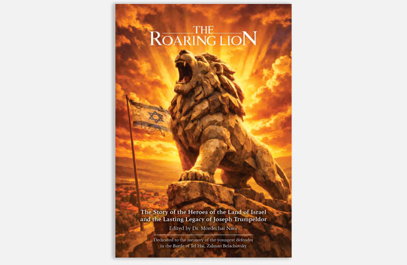 Book cover of ‘The Roaring Lion.’