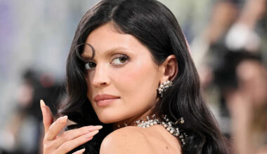 Kylie Jenner's Met Gala Dress Is Literally Falling Off of Her, Revealing a Nude Illusion Corset