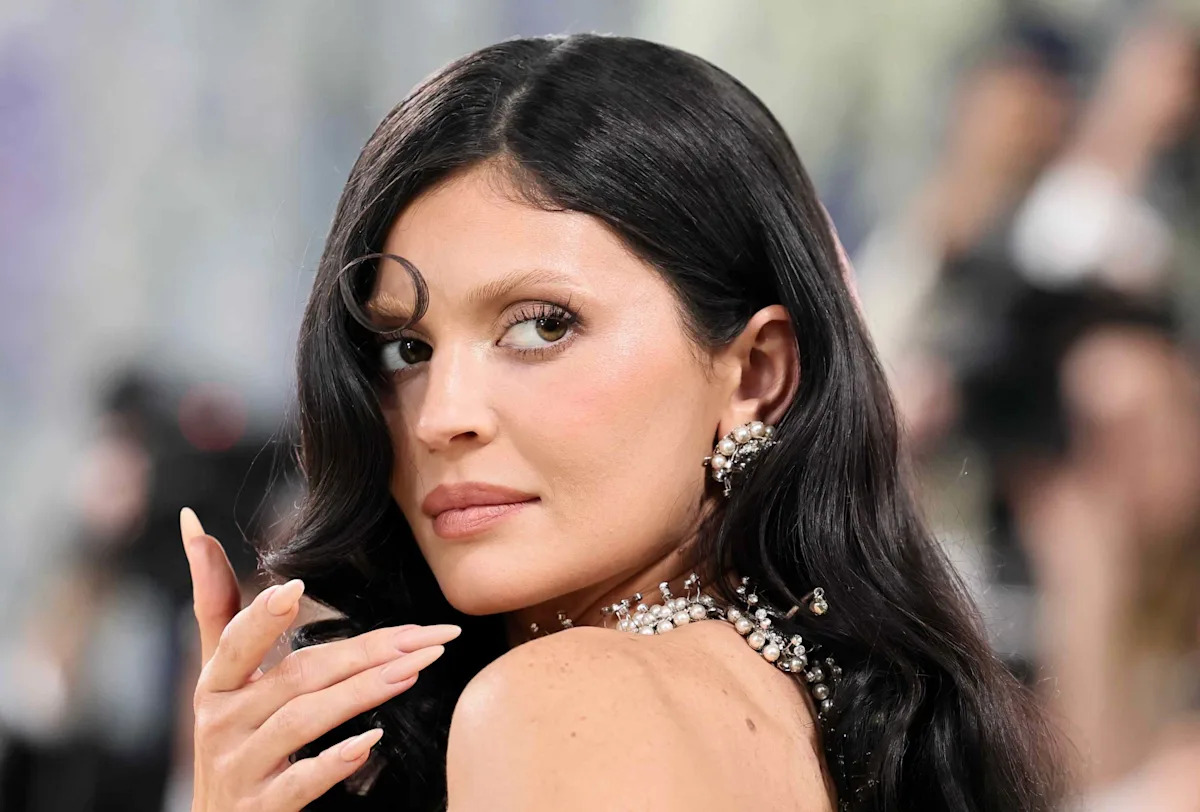 Kylie Jenner's Met Gala Dress Is Literally Falling Off of Her, Revealing a Nude Illusion Corset
