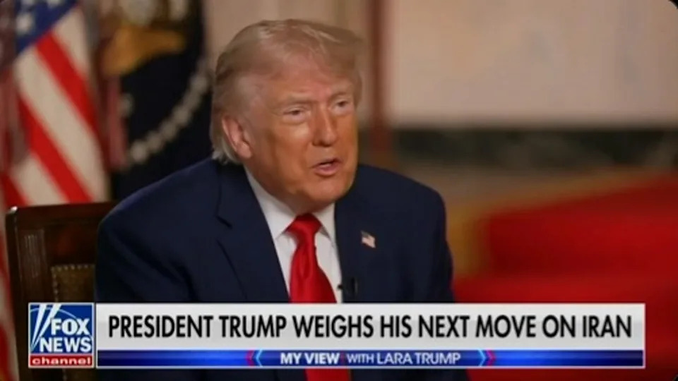 Donald Trump appeared on Fox News to discuss the war with Iran, now entering its fourth month (Fox News)