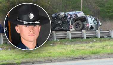 Massachusetts State Police trooper, wrong-way driver die in crash on Route 1 in Lynnfield, Massachusetts