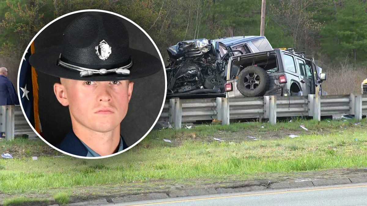 Massachusetts State Police trooper, wrong-way driver die in crash on Route 1 in Lynnfield, Massachusetts