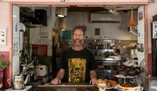 Yonatan Bergman at Cafe Shapira: "Our children are able to run around freely and almost ignore the prostitution, crime and drug dealing all around."