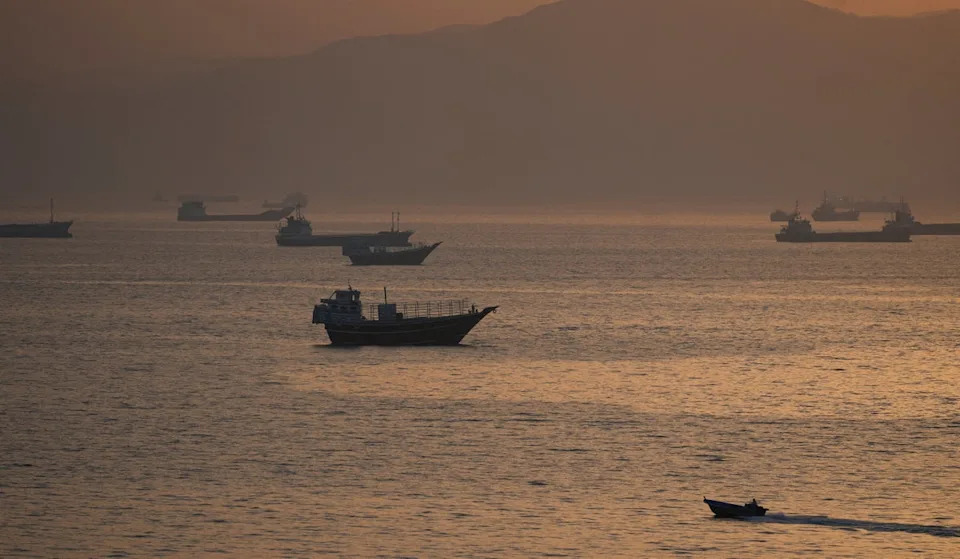 Traffic remains at a near-standstill through the Strait of Hormuz (Reuters)