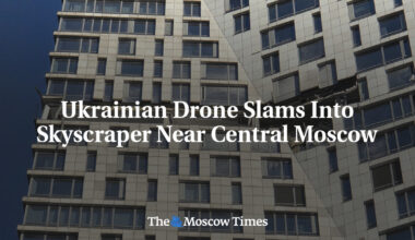 Ukrainian Drone Slams Into Skyscraper Near Central Moscow
