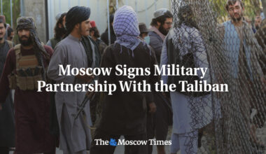 Moscow Signs Military Partnership With the Taliban
