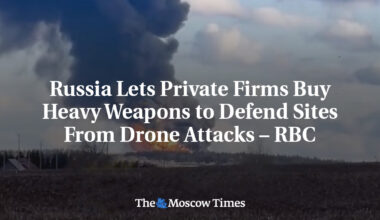 Russia Lets Private Firms Buy Heavy Weapons to Defend Sites From Drone Attacks – RBC
