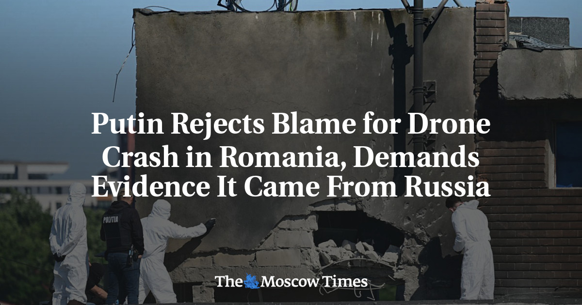 Putin Rejects Blame for Drone Crash in Romania, Demands Evidence It Came From Russia