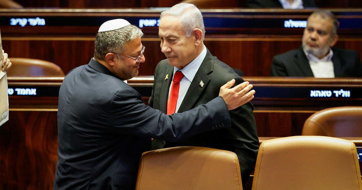 By Legitimizing Ben-Gvir, Netanyahu Makes Kahane's Heir the Real Israeli Real Prime Minister
