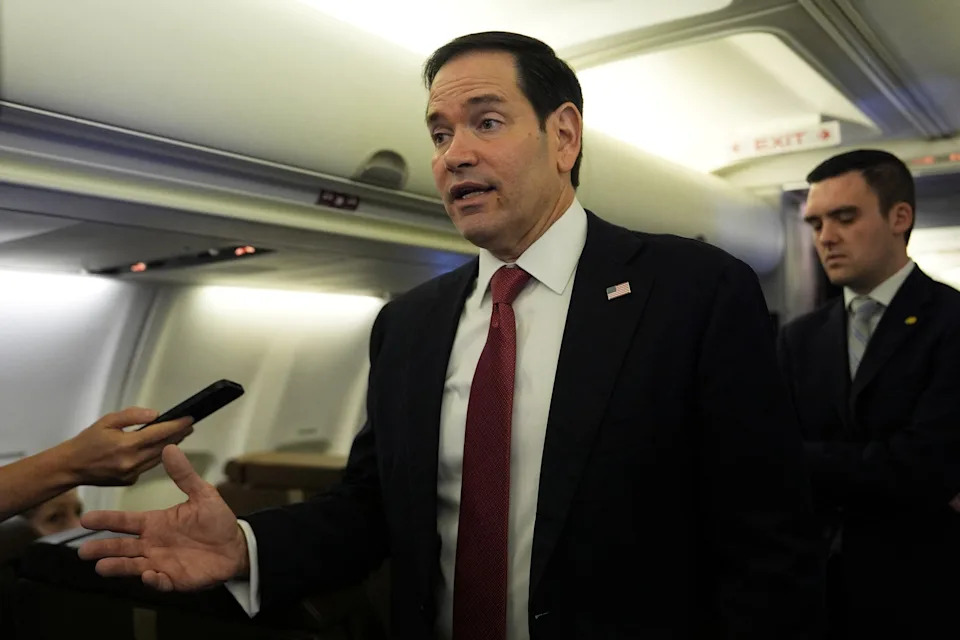 Julia Demaree Nikhinson/via Reuters - PHOTO: United States Secretary of State Marco Rubio visits India