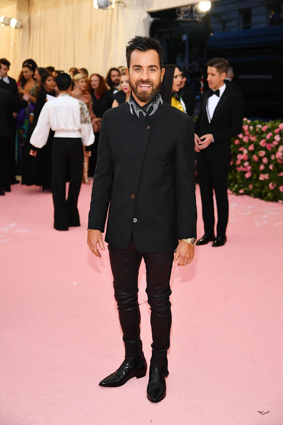 Justin Theroux attends the Met Gala on May 06, 2019 in New York City. <cite>Dimitrios Kambouris/Getty Images for The Met Museum/Vogue.</cite>