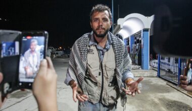 Two detained Gaza flotilla leaders brought to Israel for questioning