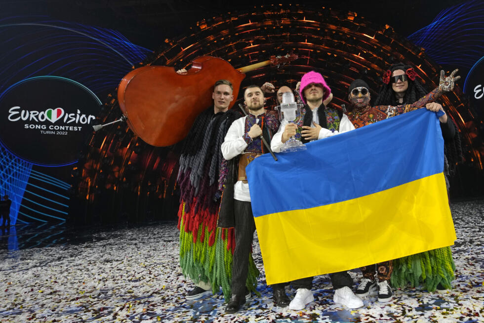 Ukraine's Kalush Orchestra won the Grand Final of the Eurovision Song Contest in Turin, Italy, on May 14, 2022