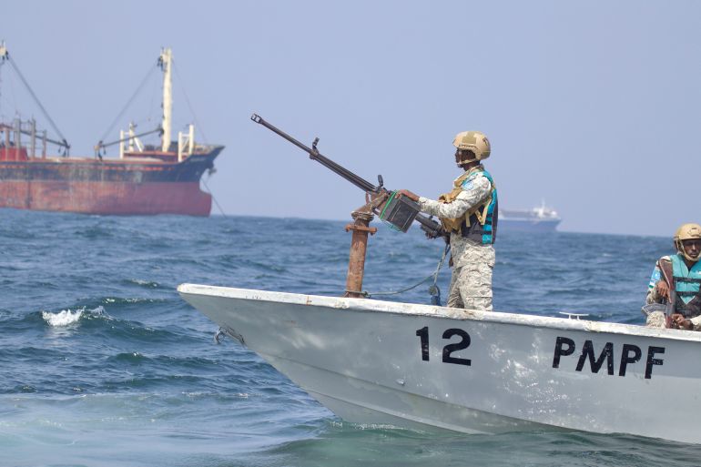 Piracy patrol in Somalia