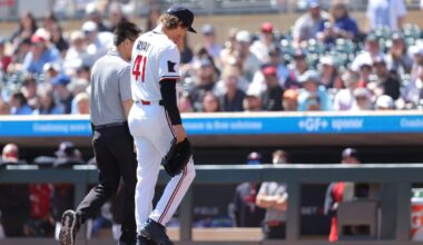 Twins’ Joe Ryan leaves start in first inning with right elbow soreness