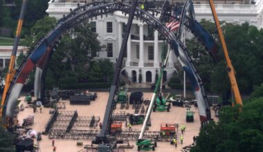 Trump is building a 5,000-seat UFC cage outside the White House to celebrate the country's 250th